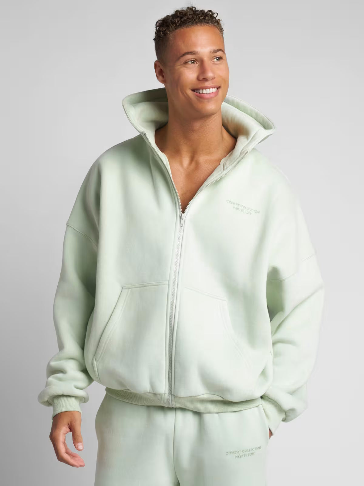 Unisex Pastle Zip Hoddies