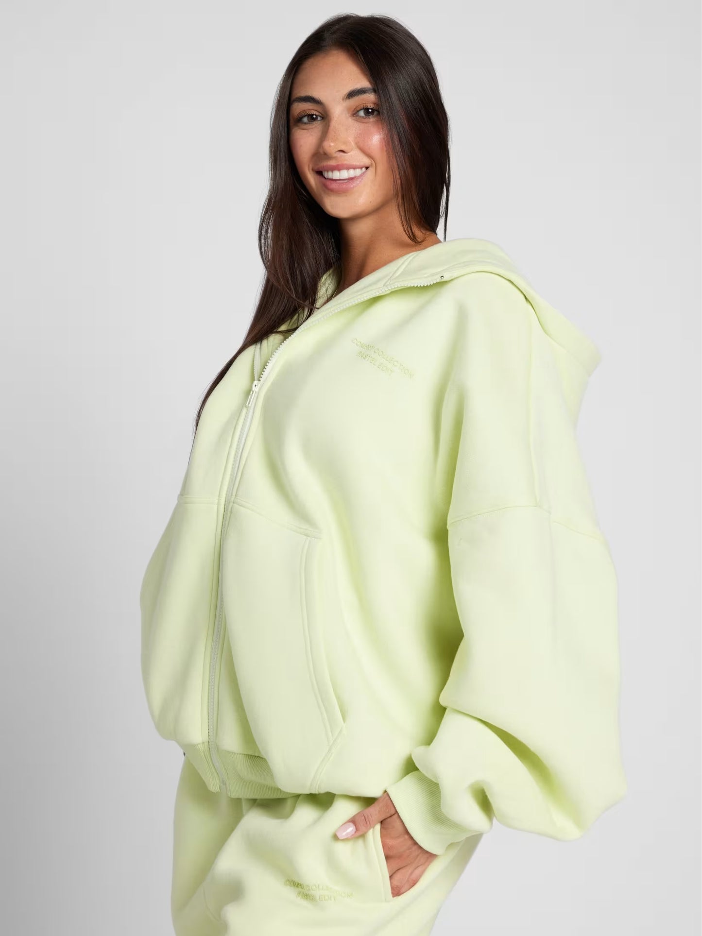 Unisex Pastle Zip Hoddies