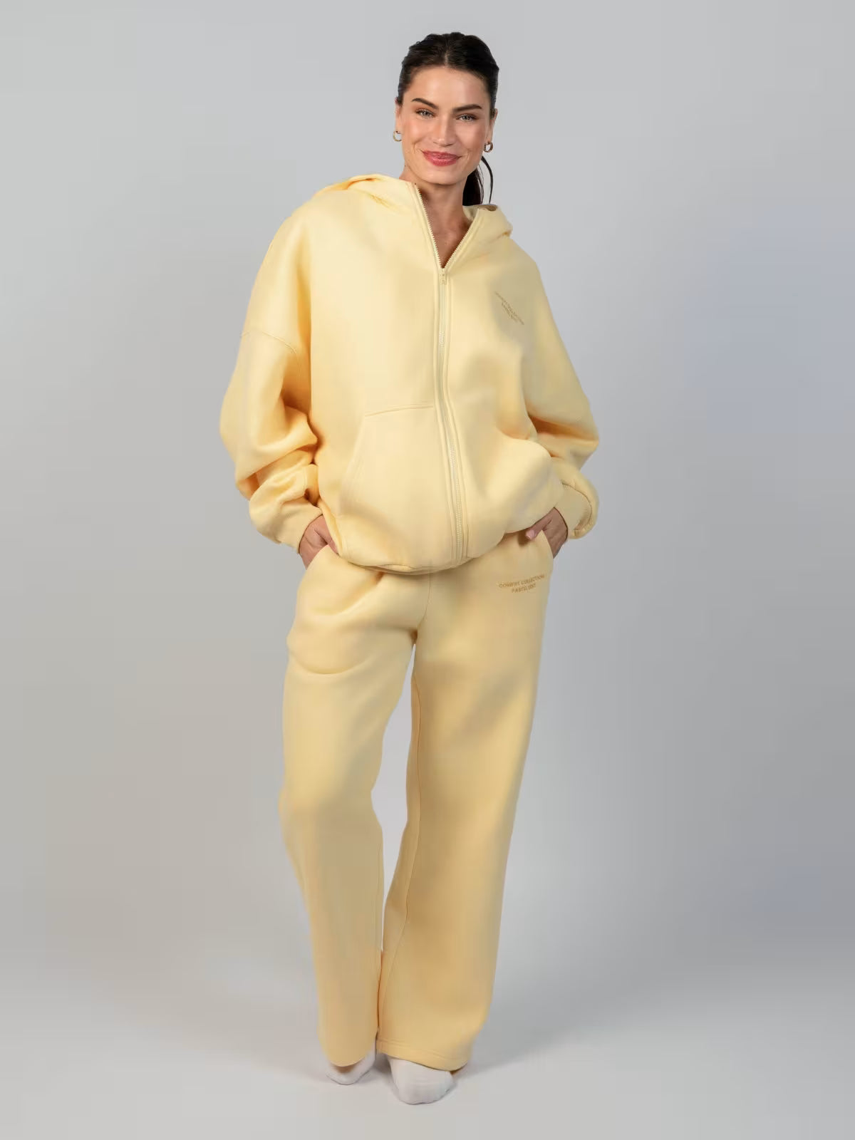 Unisex Pastle Zip Hoddies