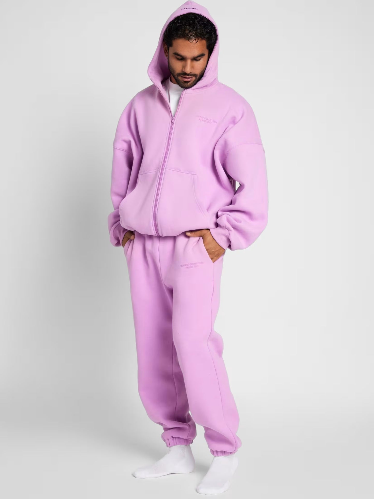 Unisex Pastle Zip Hoddies