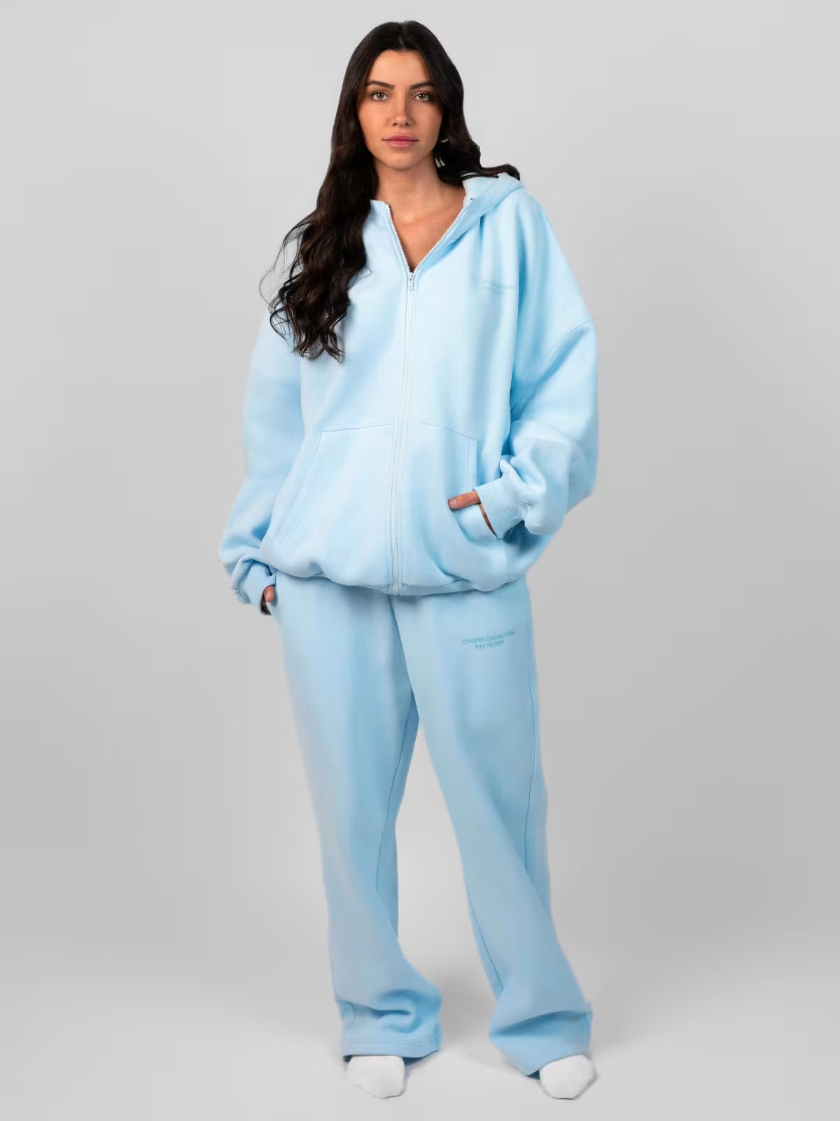 Unisex Pastle Zip Hoddies