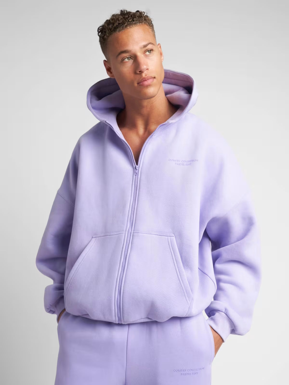 Unisex Pastle Zip Hoddies