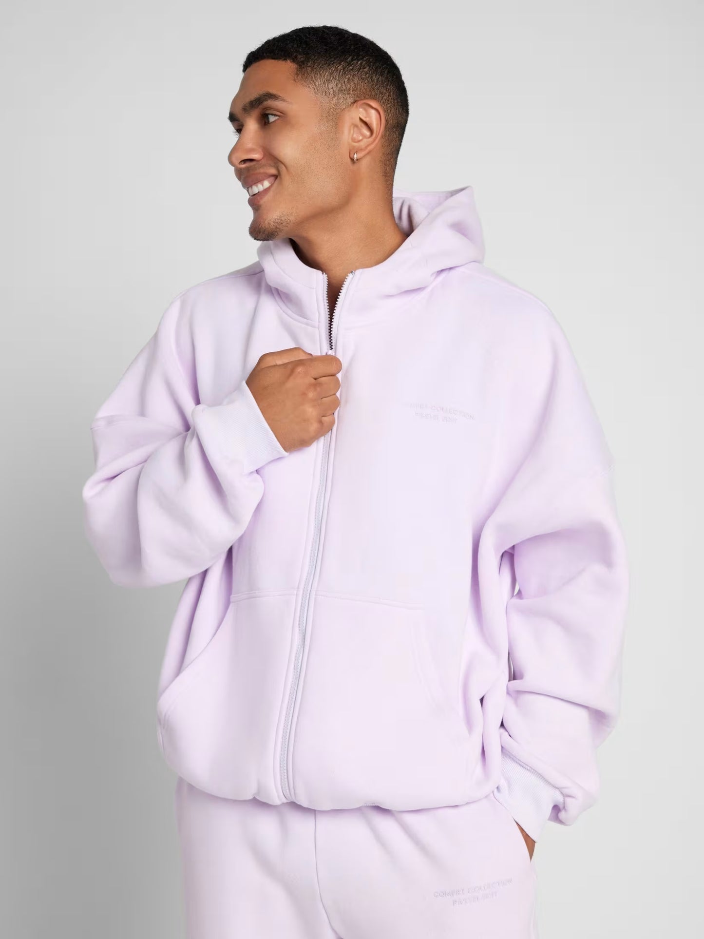 Unisex Pastle Zip Hoddies