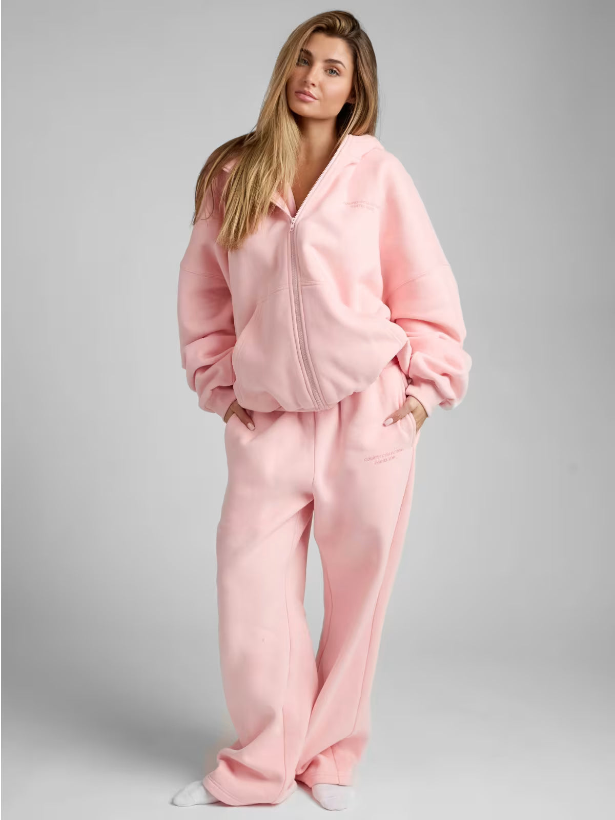 Unisex Pastle Zip Hoddies