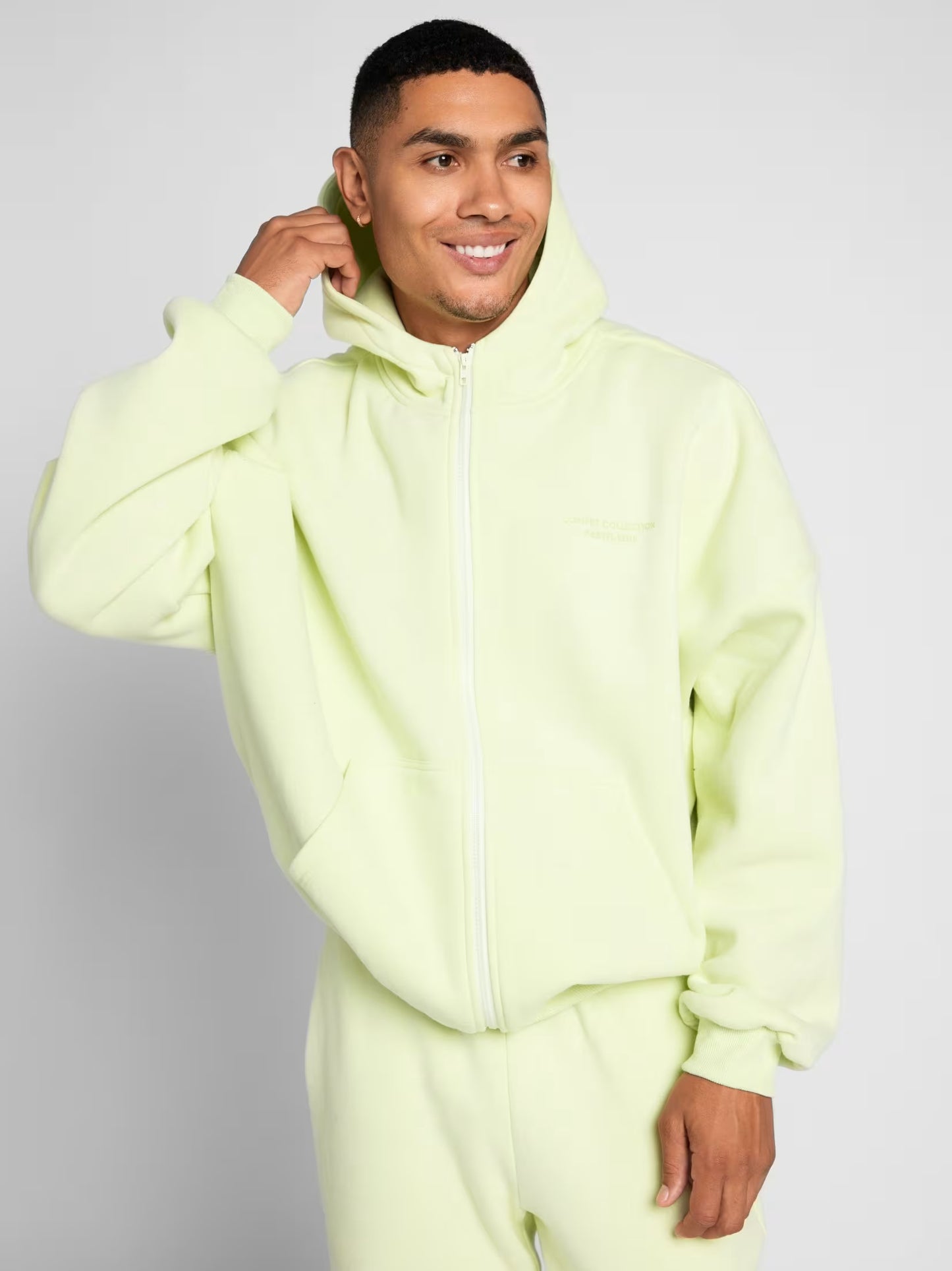 Unisex Pastle Zip Hoddies