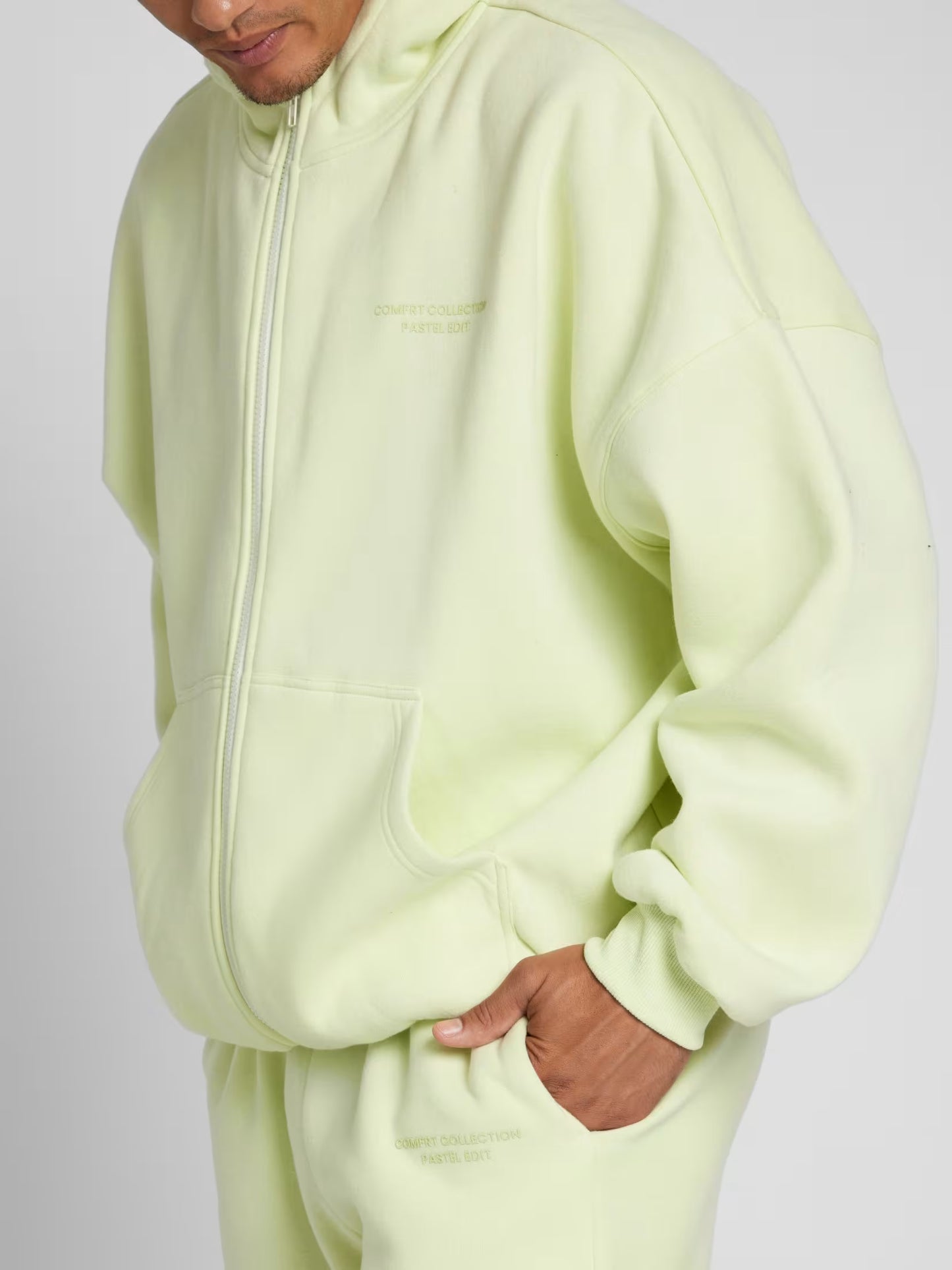 Unisex Pastle Zip Hoddies