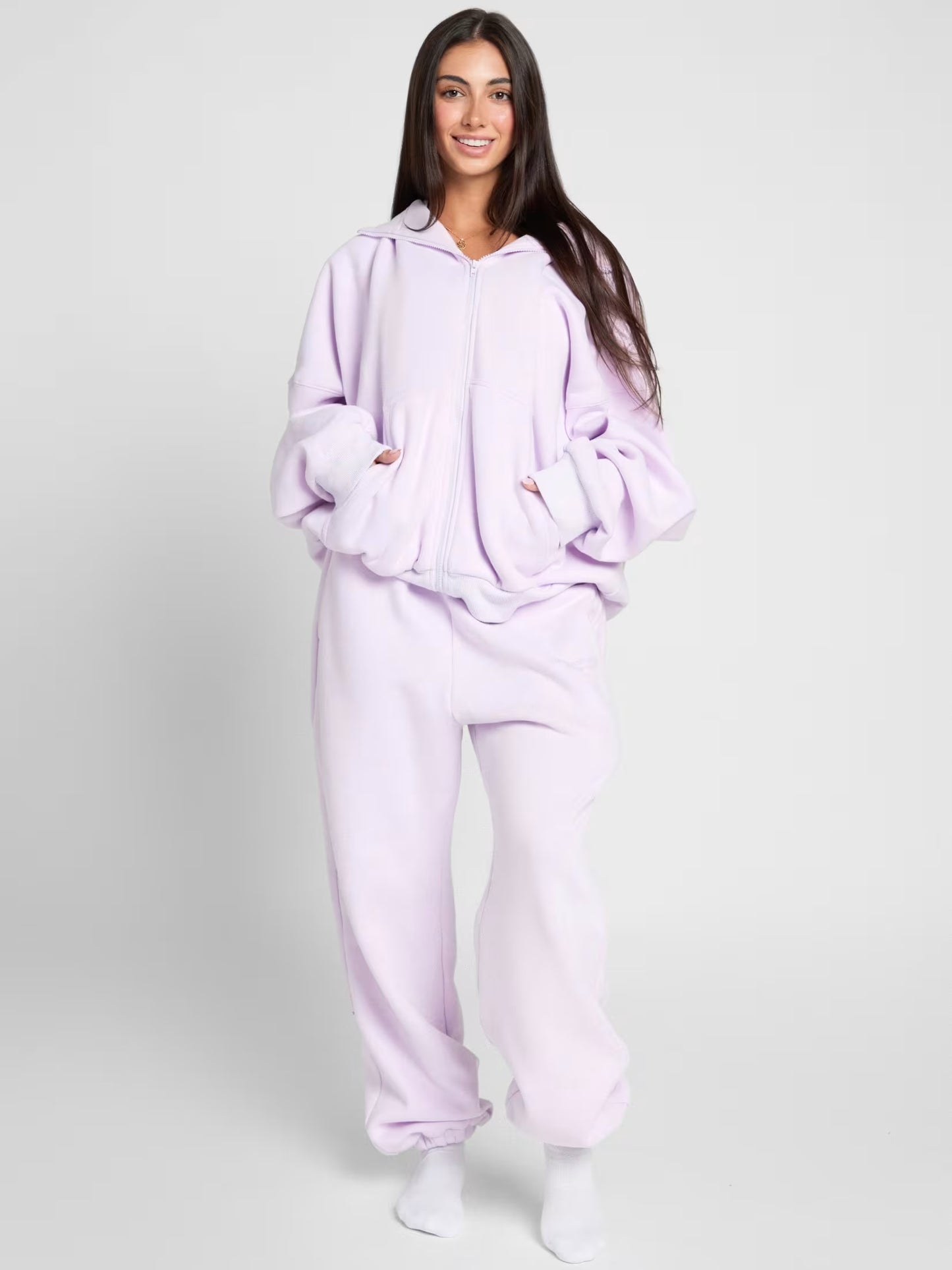 Unisex Pastle Zip Hoddies