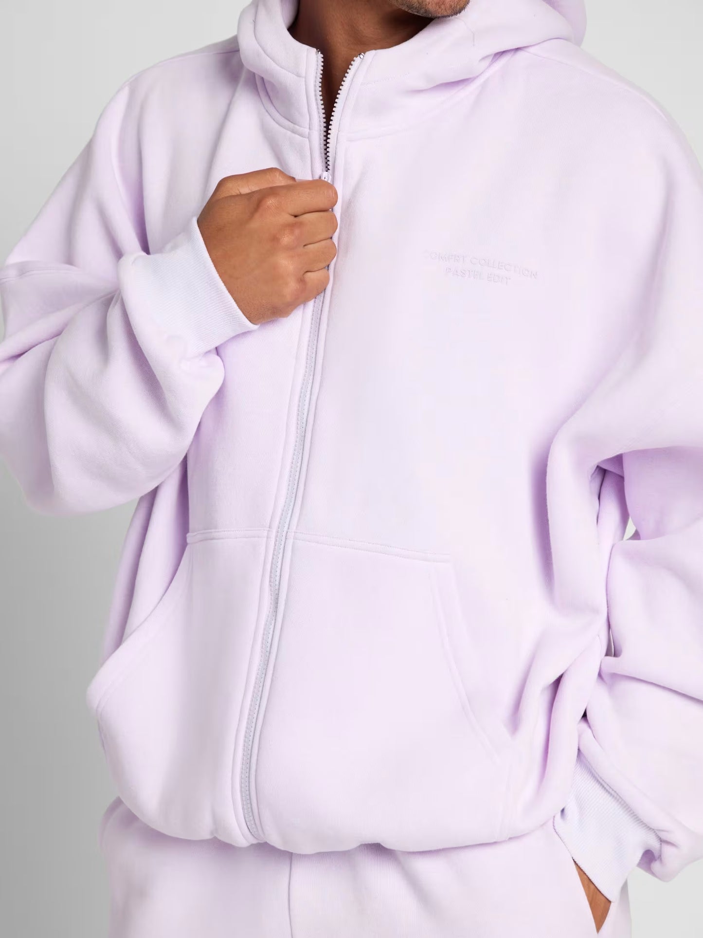 Unisex Pastle Zip Hoddies