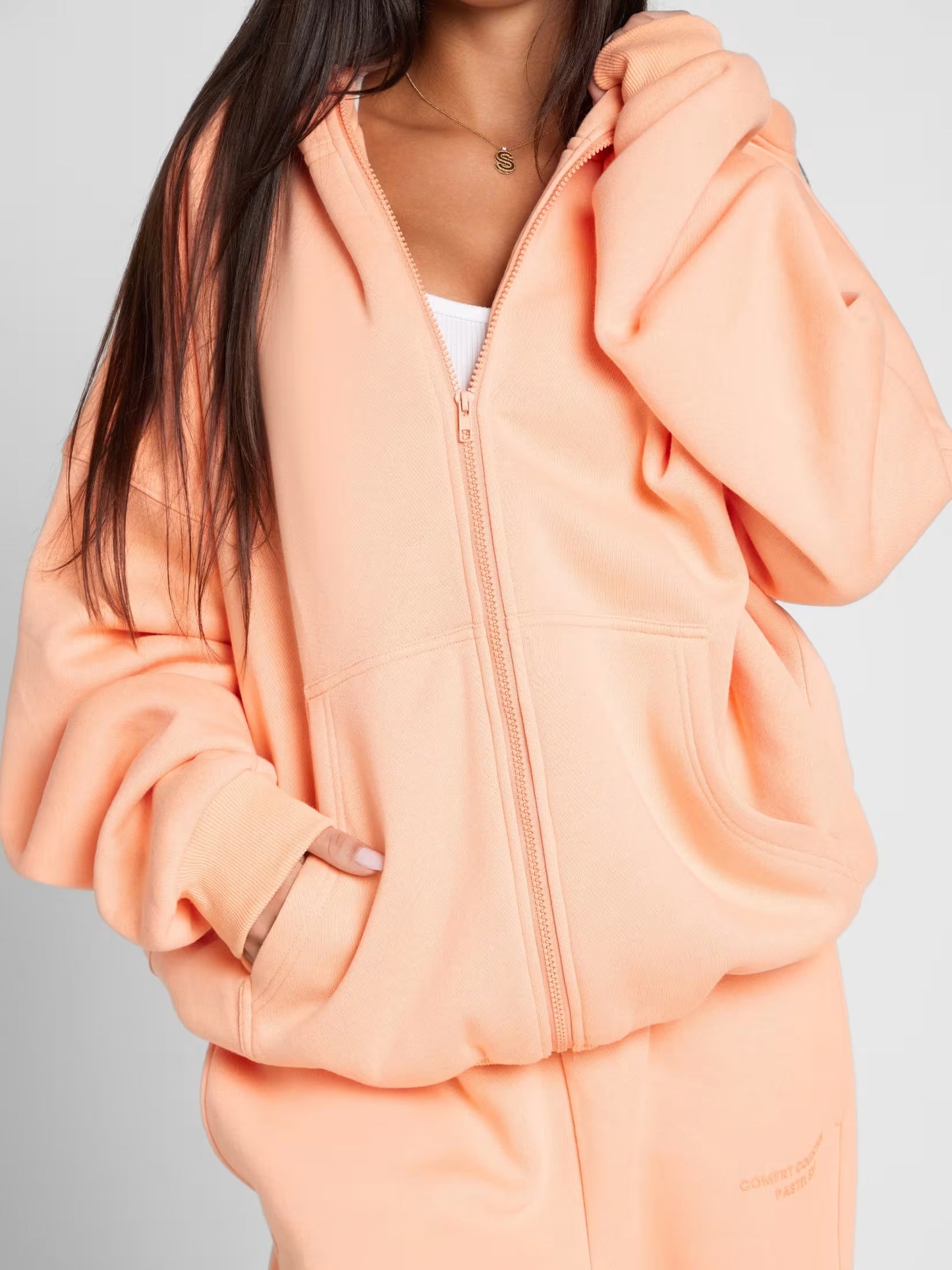 Unisex Pastle Zip Hoddies