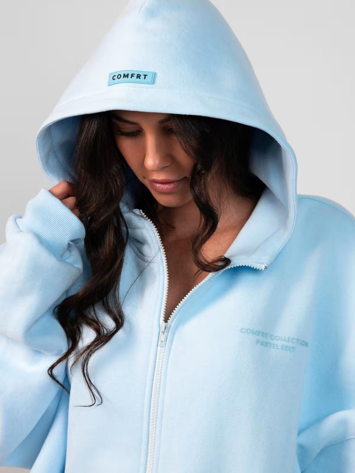 Unisex Pastle Zip Hoddies