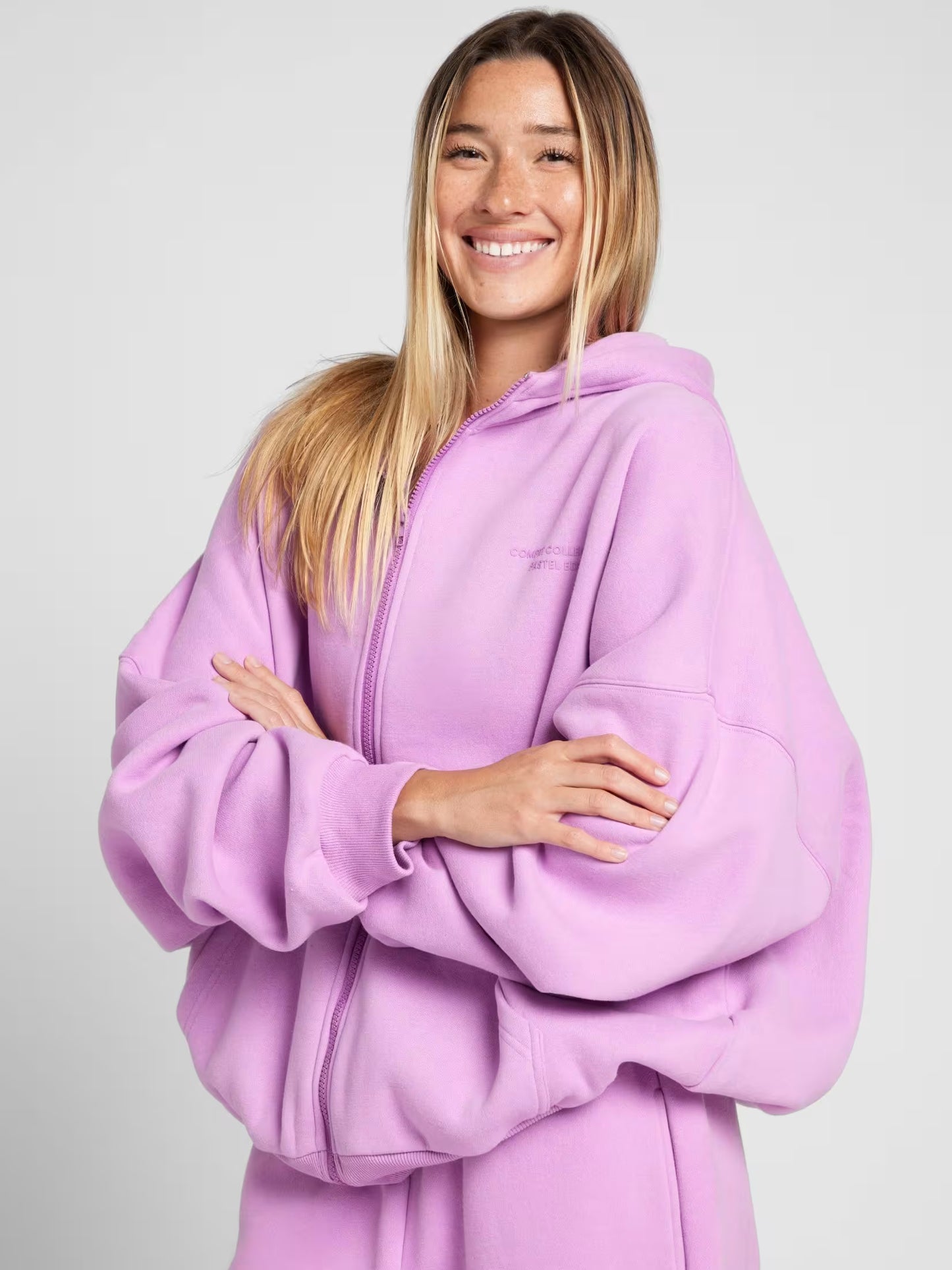 Unisex Pastle Zip Hoddies