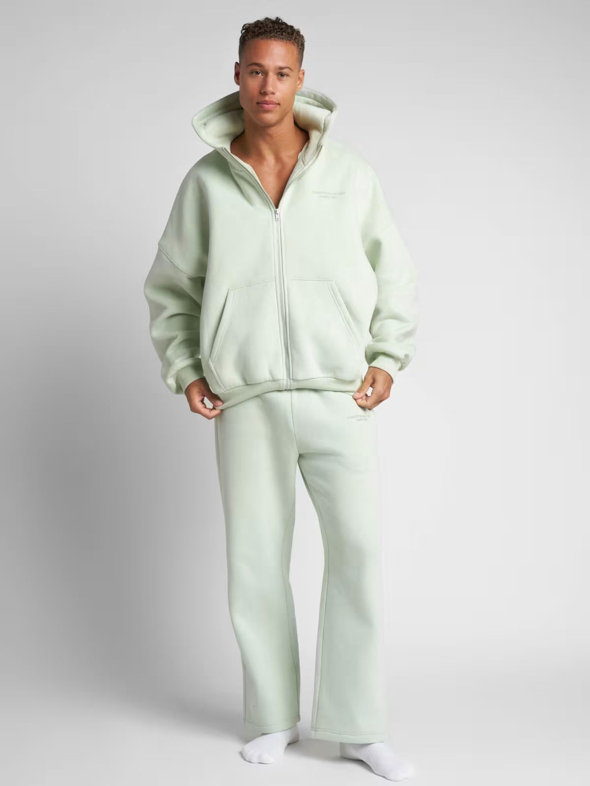 Unisex Pastle Zip Hoddies